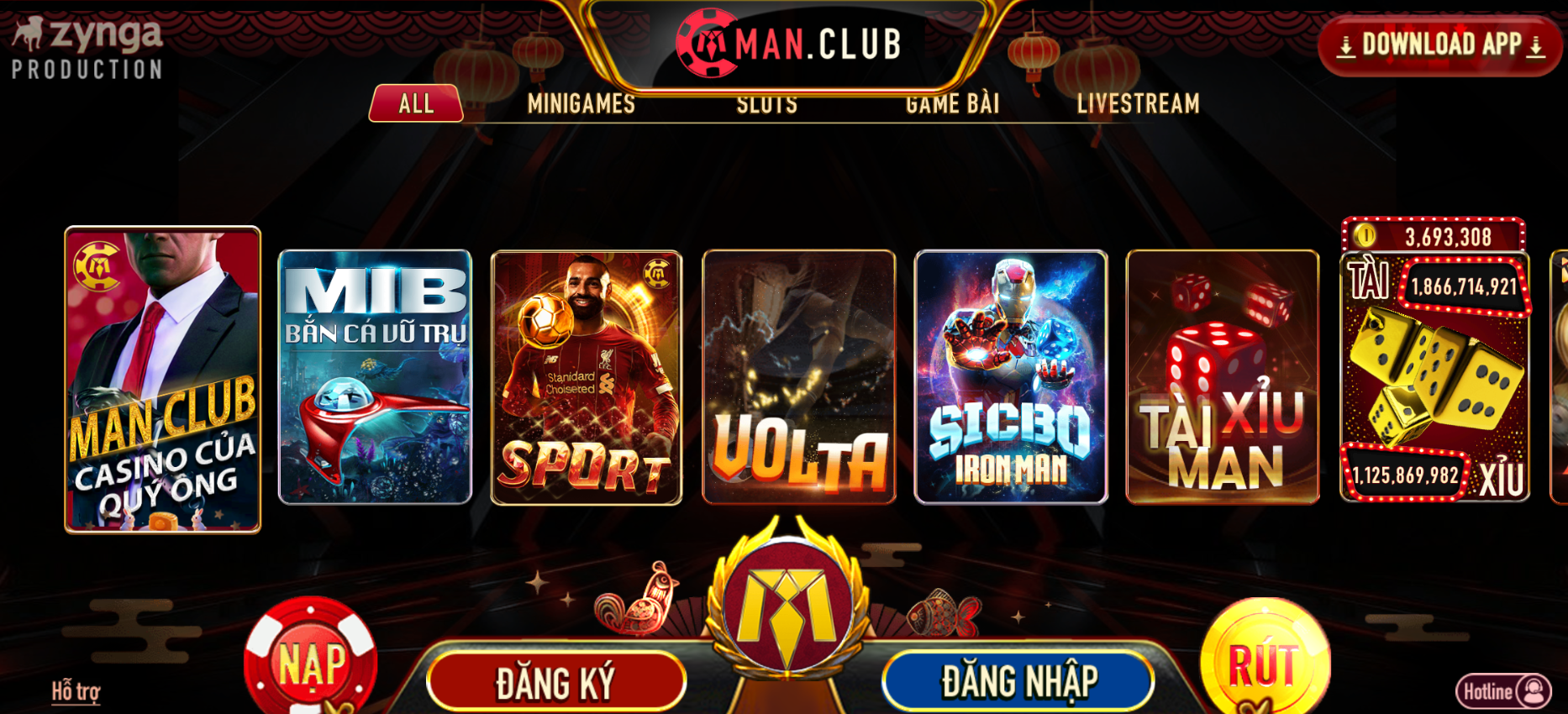 kho game của manclub đa dạng mời bạn ghé thăm